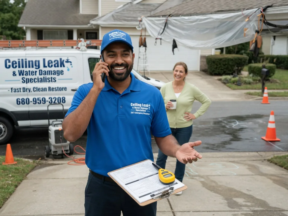 Ceiling Leak Cleanup Sioux City, IA FAQs